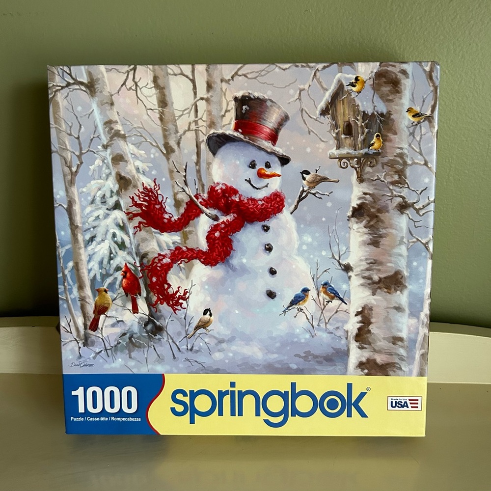 Springbok 1000 piece jigsaw puzzle - “Winter Friends” — new without tags